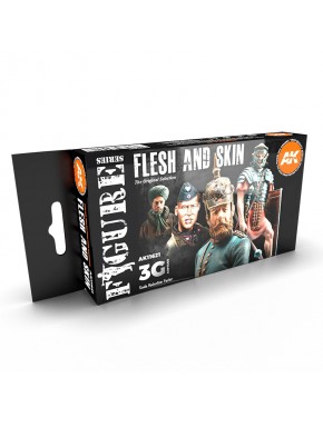 Set de peintures 3Gen pour tons de chair et peau