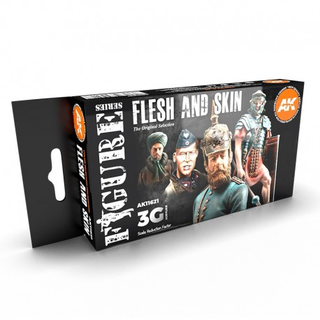 Set de peintures 3Gen pour tons de chair et peau