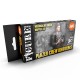 Coffret de Peintures Uniformes de l'Équipage Panzer par AK-Interactive