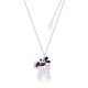 Pendentif en or blanc de Mickey Mouse 90 Anniversaire