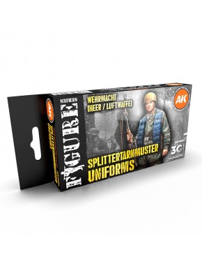 Set de peinture camouflage Splittertarnmuster AK-Interactive