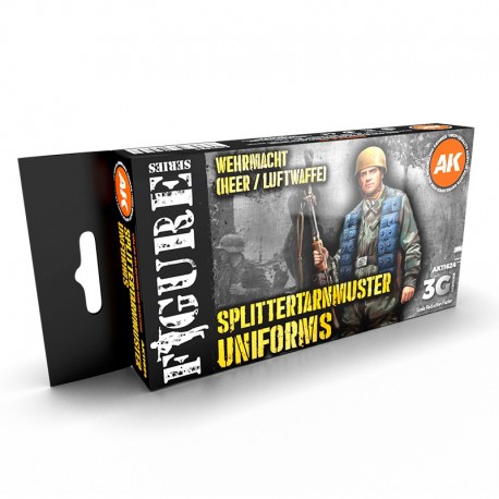 Set de pintura camuflaje Splittertarnmuster AK-Interactive