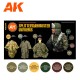 Set de pintura camuflaje Splittertarnmuster AK-Interactive