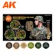 Set peinture uniformes Waffen-SS AK-Interactive