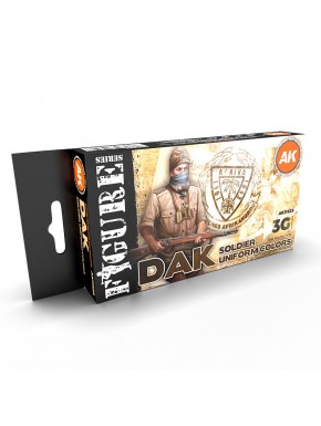 Coffret de couleurs d'uniformes DAK par AK-Interactive