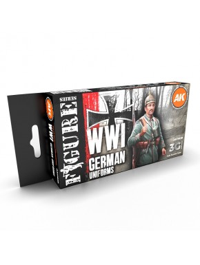 Set de peinture uniformes allemands WWI AK-Interactive
