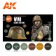 Set de pintura uniformes alemanes WWI AK-Interactive