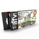 Coffret peintures AK Couleurs du Désert Britannique 1940-43