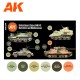 Coffret peintures AK Couleurs du Désert Britannique 1940-43