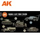Set de peintures acryliques Middle East War Colors par AK-Interactive