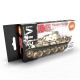 Set de peinture 1945 Panzer Colors par AK-Interactive