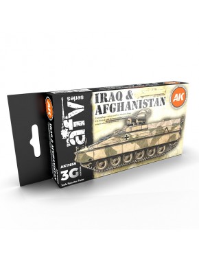 Set de peintures AK-Interactive Iraq & Afghanistan