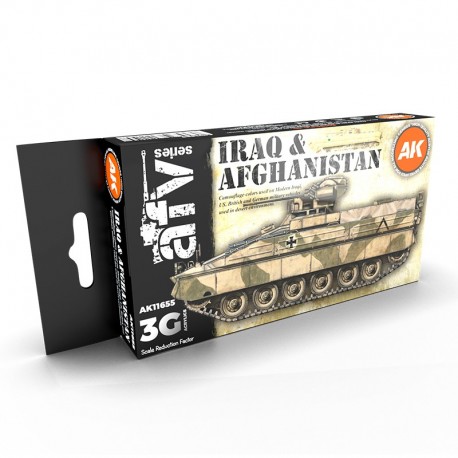 Set de peintures AK-Interactive Iraq & Afghanistan