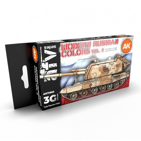 Coffret de peintures Modern Russian Colors Vol. 2 AK-Interactive