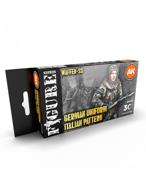 Ensemble de peintures uniforme allemand AK-Interactive