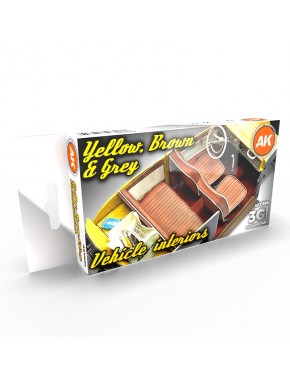 Set de peinture AK-Interactive pour intérieurs véhicules