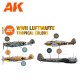 Caja de pintura WWII Luftwaffe Tropical Colors AK-Interactive