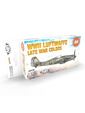 Ensemble de peinture WWII Luftwaffe Late War Colors par AK-Interactive