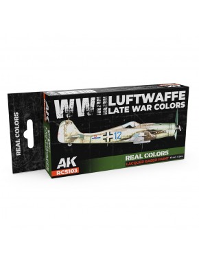 Set de laques WWII Luftwaffe Late War Colors AK-Interactive