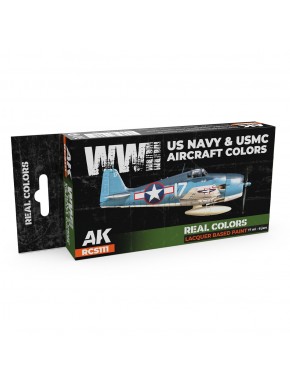 Ensemble de peintures Real Colors pour avions US Navy WWII