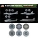 Set de lacas Real Colors para aviones y helicópteros US Navy USMC