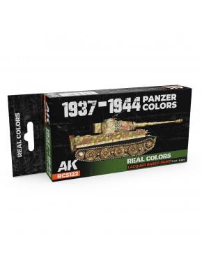 Ensemble de laques 1937-1944 Panzer Colors AK-Interactive