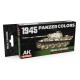 Boîte de set de laques 1945 Panzer Colors par AK-Interactive