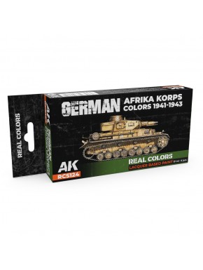 Coffret de laques Afrika Korps 1941-1943 AK-Interactive