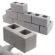 Kit de blocs de béton et plaques ondulées à l'échelle 1:35