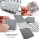 Kit de blocs de béton et plaques ondulées à l'échelle 1:35