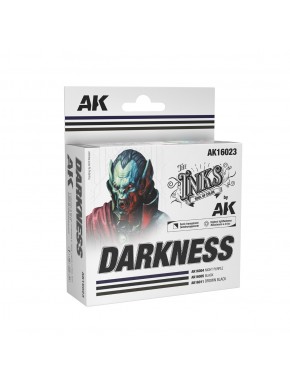 Set d'Encres Sombres AK-Interactive pour Miniatures