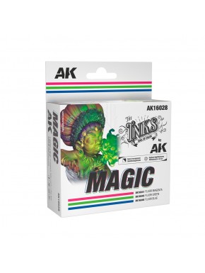 Set d'encres fluorescentes AK-Interactive