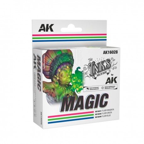 Set d'encres fluorescentes AK-Interactive