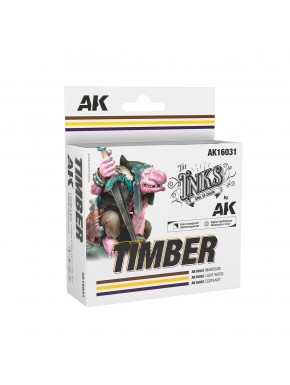 Ensemble d'encres Timber Ink AK-Interactive pour bois