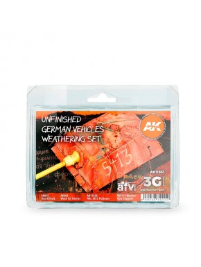 Set de vieillissement pour véhicules allemands inachevés