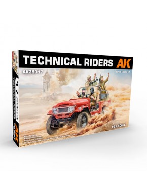 Figurines et accessoires Technical Riders AK à l'échelle 1/35