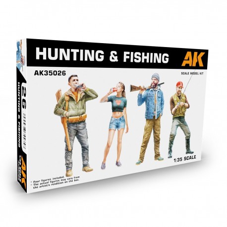 Set de figuras civiles AK-Interactive 1/35
