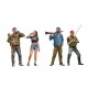 Set de figuras civiles AK-Interactive 1/35