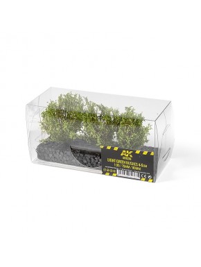 Buissons vert clair de 4-5cm en blister transparent