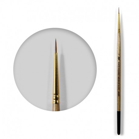 Pincel Marta Kolinsky Brush 1 Short da AK-Interactive