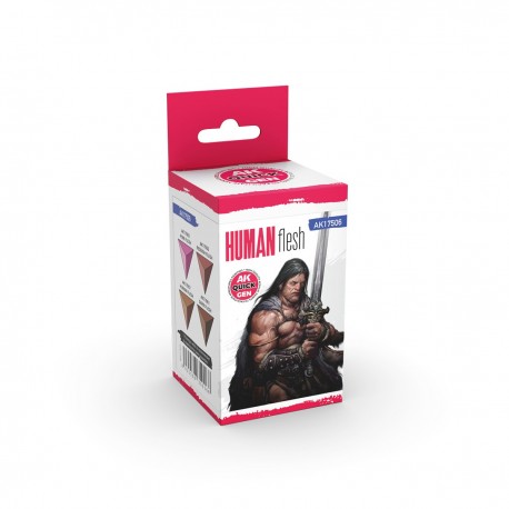 Coffret peintures Human Flesh par AK-Interactive