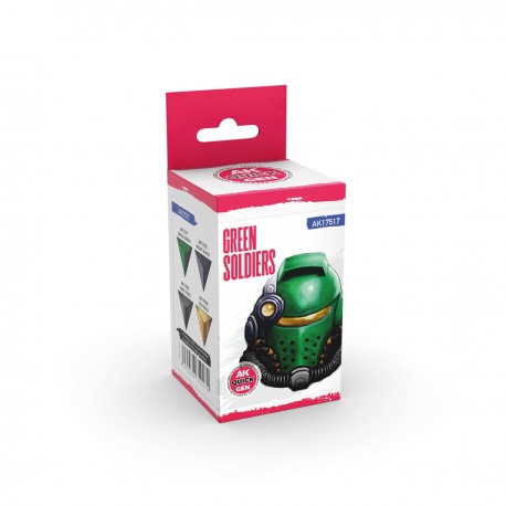 Set de pinturas acrílicas AK-Interactive para miniaturas