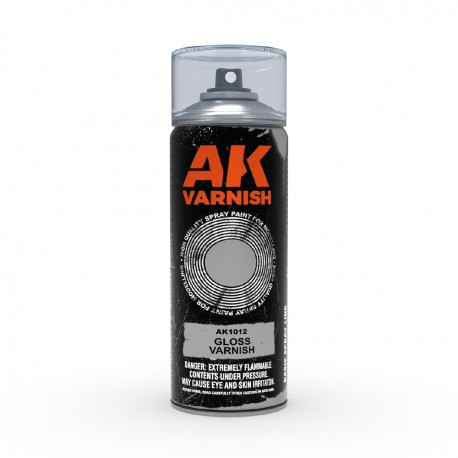 Verniz brilhante em spray 400 ml AK-Interactive