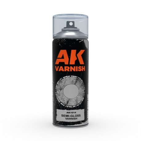 Barniz semibrillante en spray AK-Interactive con difusores