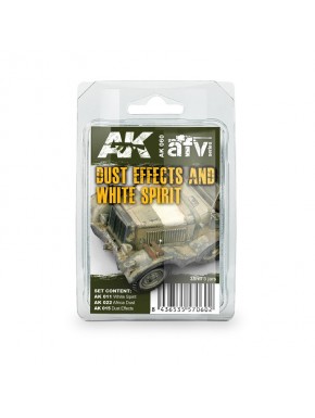Set d'Effets de Poussière et White Spirit de AK-Interactive
