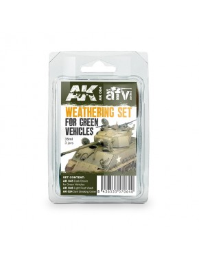 Set de Vieillissement pour véhicules verts AK-Interactive