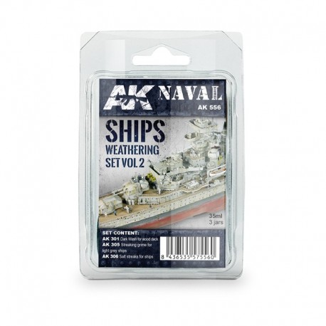 Set de weathering para barcos de AK-Interactive