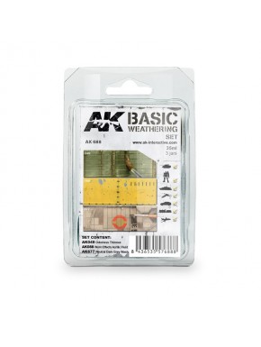 Set de weathering basique AK-Interactive pour modélisme
