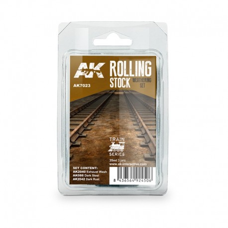 Set de weathering para vías de tren AK-Interactive