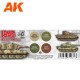 Ensemble de peintures acryliques 3Gen Panzer Colors 1946
